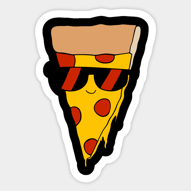 Funny Pizza TShirt Pizza Shirt Cute Pizza Sunglasses Pizza Sticker by Nikkyta